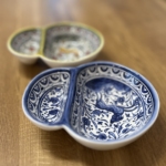 Faiancas de Coimbra oliiviõli/oliivide taldrik sinine