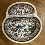 Faiancas de Coimbra oliiviõli/oliivide taldrik kirju